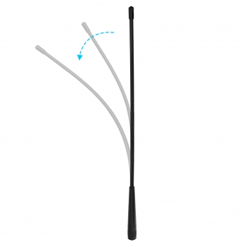 SMA Female Dual Band 136-174/400-470MHz flexible whip Antenna