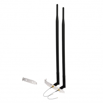 Dual band 2.4GHz, 5.8GHz WiFi Antenna 25cm/9.84 inch U.FL IPEX MHF4 to RP SMA Female Extension Cable for M.2 NGFF