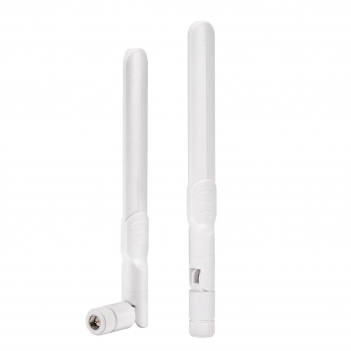 White 4G LTE Antenna Wide Band 8dbi 700-2700Mhz Omni Directional Antenna with SMA Male Connector for Huawei 4G Router Mobile Cell Phone Signal Booster Cellular