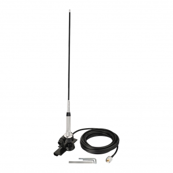 High Gain Mobile Ham Radio Fiberglass Antenna Car Truck Amateur Two Way Radio Dual Band VHF UHF 136-174 MHz 400-470MHz Anti-Rust Antennas