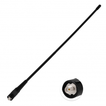 SMA Female Dual Band 136-174/400-470MHz flexible whip Antenna