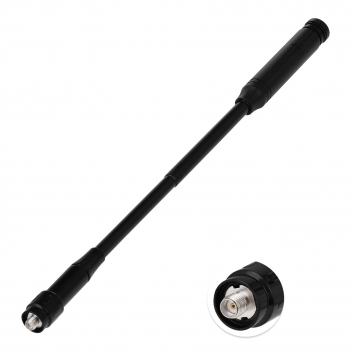 SMA Female Dual Band 136-174/400-470MHz flexible whip Antenna