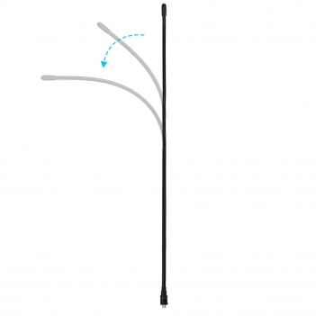 SMA Female Dual Band 136-174/400-470MHz flexible whip Antenna