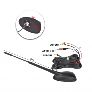 Universal Car Short Antenna  Car Stereo DAB FM GPS Antenna Replacement