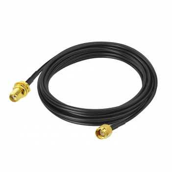 SMA BulkHead Jack to SMA Straight Plug Low Loss ALSR100 300cm with 3pcs SMA adapters