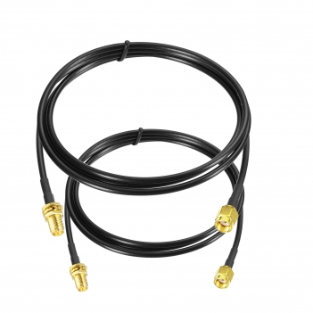 2 PCS 100cm ALSR100 Jumper RP SMA Male To RP SMA Female Bulkhead Cable