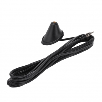 Car FM Antenna Base With Rod Antenna DIN Plug Connector 5m RG58 Cable