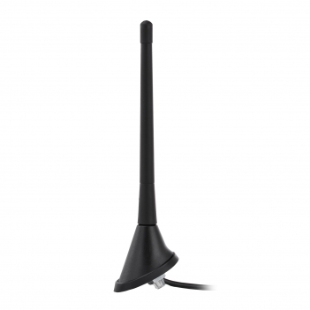 Car FM Antenna Base And Rod Antenna With Waterproof Design All Weather Use 5m Extension Cable For Most Vehicles