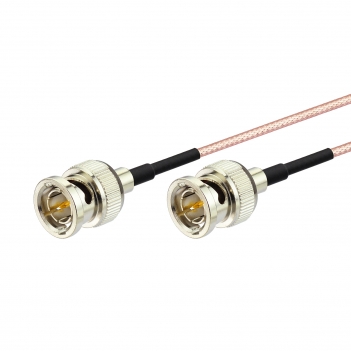 HD 3G SDI Cable 60cm 75ohm Thin BNC RG179D Male to Male Double-Shielded Cable for Professional Camcorder SDI Converter CCTV Monitor Security Camera Supports 3G-SDI/HD-SDI/4K/8K