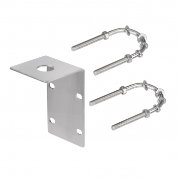 Soft Whip CB Antenna 27MHz with PL259 UHF BNC Male 16.5ft RG58 Coaxial Cable for Uniden Bearcat Cobra Galaxy Mobile Radio - Stainless Steel Mount