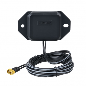 Dual-Band GPS/BeiDou + 4G Antenna with 28dB LNA, SMA Connectors, IP65 Waterproof 3M RG174 Cable for Automotive/IoT Tracking