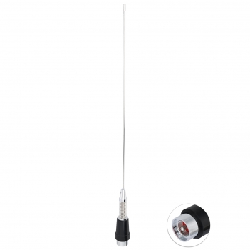 Dual Band VHF/UHF Antenna 136-174MHz & 400-460MHz - 53cm Vehicle Antenna with PL259 Plug for Amateur Radio and Two-Way Communication Devices