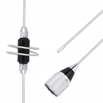 VHF UHF Dual Band Mobile Radio Antenna 136-174MHz and 400-460MHz, 39cm Vehicle Amateur Radio Antenna with PL259 Connector for ham radio