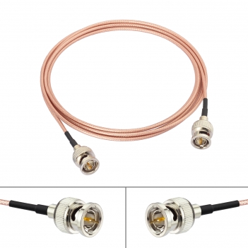 HD 3G SDI Cable 2m 75ohm Thin BNC RG179D Male to Male Double-Shielded Cable for Professional Camcorder SDI Converter CCTV Monitor Security Camera Supports 3G-SDI/HD-SDI/4K/8K