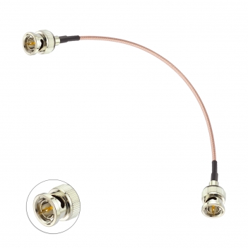 Superbat HD 3G SDI Cable 15cm 75ohm Thin BNC RG179D Male to Male Right Angle Double-Shielded Cable for Professional Camcorder SDI Converter CCTV Monitor Security Camera Supports 4K/8K