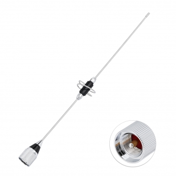 VHF UHF Dual Band Mobile Radio Antenna 136-174MHz and 400-460MHz, 39cm Vehicle Amateur Radio Antenna with PL259 Connector for ham radio