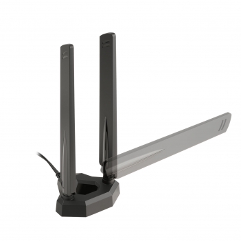 WiFi 6E Antenna Magnetic Base High Gian Antenna with RP-SMA Male Connector for WiFi  Router PC Desktop Computer PCI-E Card  Gaming Motherboard