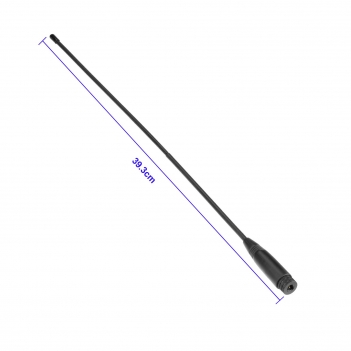 SMA-Male 15.4 inches Soft Whip VHF/UHF (144/430Mhz) Antenna Walkie Talkie Antenna Compatible with YAESU Vertex TYT Wouxun Yaesu Retevis Radio