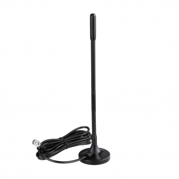 CB Antenna 12.6 inch 26-28Mhz CB Radio Soft Whip Antenna with Heavy Duty Magnet Mount Mobile Radio Antenna Compatible with  Midland Cobra Uniden President CB Radio