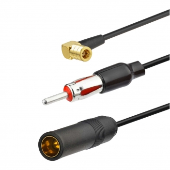 DAB Car radio receiver DAB/FM/AM aerial converter/splitter and F connector antenna for car stereo