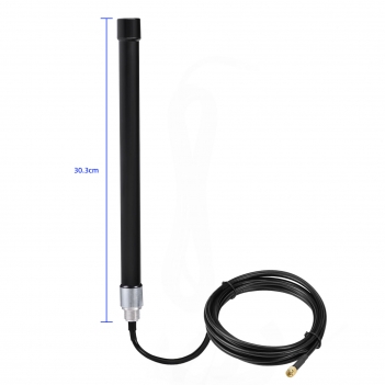 4g Fiberglass Antenna LTE Long Range Cellular Antenna with Wall Mount - Compatible with 4G LTE Wireless CPE Router Hotspot Cellular IoT Gateway Hunting Camera Industrial Terminal Server Security Camera