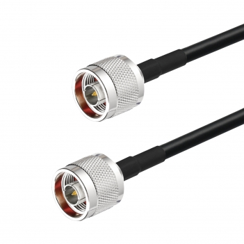 N Male to N Male Low Loss KSR400 Coaxial Cable UHF Cable for HAM Radio, VHF Radio, Antenna Analyzer,Outdoor Antenna,WiFi Router,Amplifier