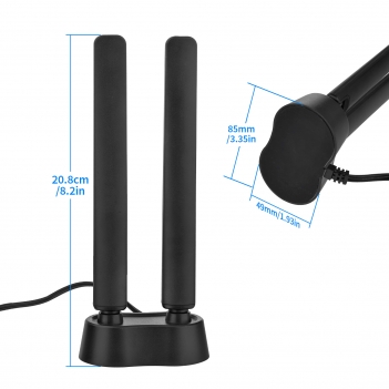 WiFi 7 WiFi 6E Antenna Tri-Band 2.4GHz 5GHz 6GHz Magnetic Base antenna with New Interface (NOT RP-SMA) for ROG STRIX Series/ROG Crosshair/ROG MAXIMUS Series WiFi 7 Gaming Motherboard