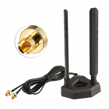 WiFi 7 WiFi 6E Antenna Tri-Band 2.4GHz 5GHz 6GHz Magnetic Base antenna with New Interface (NOT RP-SMA) for ROG STRIX Series/ROG Crosshair/ROG MAXIMUS Series WiFi 7 Gaming Motherboard