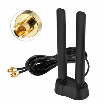 WiFi 7 WiFi 6E Antenna Tri-Band 2.4GHz 5GHz 6GHz Magnetic Base antenna with New Interface (NOT RP-SMA) for ROG STRIX Series/ROG Crosshair/ROG MAXIMUS Series WiFi 7 Gaming Motherboard