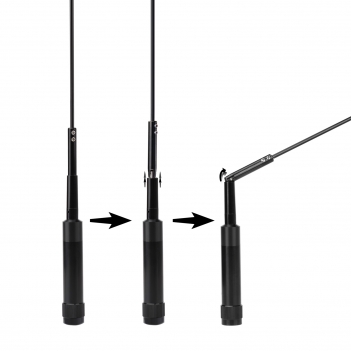 High Gain 34.65 inch Mobile Ham Radio UHF VHF Dual Band PL259 Antenna for BTECH ICOM Midland Yaesu TYT AnyTone Radioddity Cobra Vehicle Car Truck Amateur Two Way Radio