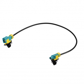 FAKRA Z Female to Male Waterproof Car Antenna Extension Cable RG174 Coaxial for Android Stereo Head Units GPS FM AM Radio Sirius XM Satellite 4G LTE Bluetooth