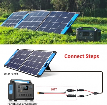 ELFCULB 10AWG 10FT XT60 Solar Cable 2 10 25 35 50 75 100FT XT60 Extension Cable Solar Panel Connector to XT60 Connector for Portable Power Station (10FT)