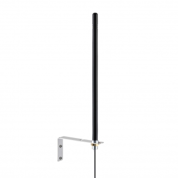 Dual Band 2.4GHz 5.8GHz WiFi Antenna with L-Bracket Wall Mount, High Gain Omni-Directional Antenna, 10ft (3m) Extension Cable, RP-SMA Male Connector for Wireless Router, Security Camera, WiFi Card