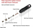 ELFCULB SAE to Car Cigarette Lighter 14AWG 12V Cigarette Lighter Male Plug to SAE Connector Extension Cable with SAE Polarity Reverse Adapter(10FT)