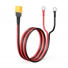 ELFCULB XT60 to O Ring Terminal Cable, 10AWG XT60 Male to O Ring Connector Cable with Tinned Pure Wire for RC Battery Solar Portable Power Power Station and Solar Panel(2FT)