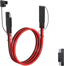 ELFCULB 12AWG 3FT SAE Extension Cable Quick Disconnect Wire Harness with SAE Connector for Automotive RV Battery Solar Panel