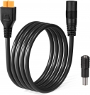 ELFCULB XT60 to DC 8mm Adapter Cable,14AWG XT60 Female to DC 7909 Female Solar Panel Cable Compatible for Portable Power Station Solar Generator and Solar Panel(5FT)