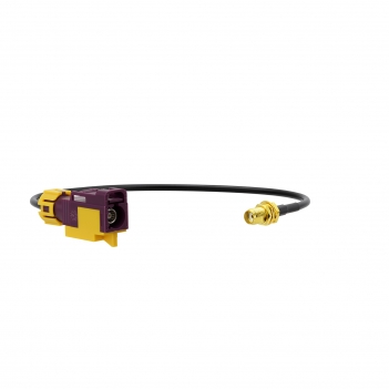 Waterproof Fakra D Female to SMA Bulkhead Female 30CM LMR100 Cable