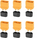 ELFCULB XT60 Connector,XT60H Plug Male with Sheath Housing for RC Battery Amass Connector Device Replace (6Pcs)