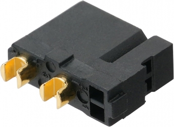 ELFCULB 10pcs Amass XT30(2+2) Female Connectors, Drone FPV Lipo Battery Connectors, Gold Plated for RC UAV Robots (Black)