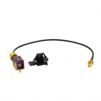 Waterproof Fakra D Female to SMA Bulkhead Female 30CM LMR100 Cable