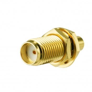 Superbat SMA Female Bulkhead Solder RF Connector for Semi-rigid 0.086" Cable RG405