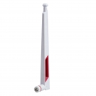 Dual Band WiFi Antenna RP-SMA Male 2.4/5.8GHz Foldable 4dBi White Tilting Rubber Duck Antenna 2400-2500/5100-5800MHz for WiFi Router Repeater AP IP Camera