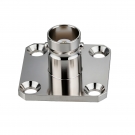 BNC Jack Female Connector Straight 4 Hole Flange Solder