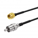 RCA Straight Plug to SMA Straight Plug RG174 100cm
